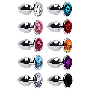 Plug Anal P Aço Brilhante Sexy Import