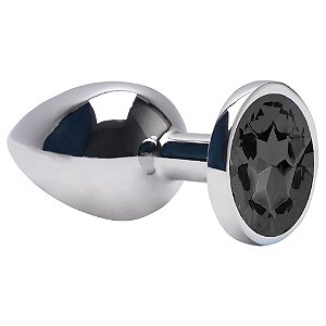 Plug Anal G Aço Brilhante Sexy Import