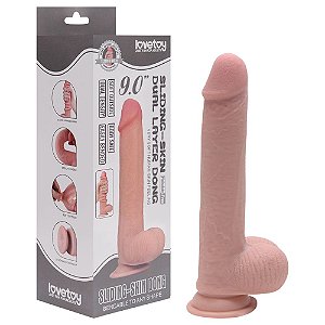 Prótese Realística 23cm Dupla Intensidade Dual Layer Dong Vipmix