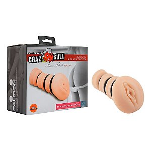Masturbador Vagina 3 Anéis Crazy Bull Rossi Flesh Vipmix