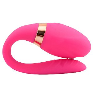 Vibrador Para Casal Silicone Super Macio 7 Vibrações Vipmix