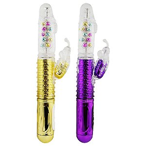 Vibrador Rotativo Vai E Vem Recarregável Sexy Import