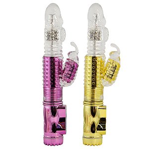 Vibrador Jack Rabbit Rotativo Vai E Vem 36 Vibrações Sexy Import