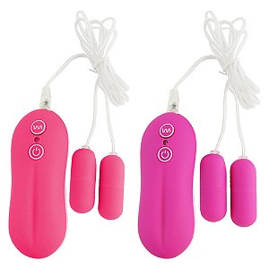 Cápsula Dupla Vibratória 10 Vibrações Impulse Aphrodisia Vipmix