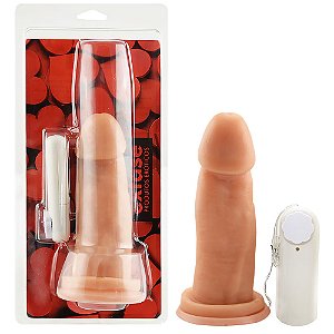 Prótese Com Vibro E Ventosa 16 X 4,7cm êxtase