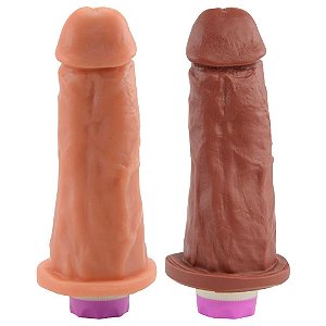 Prótese Com Vibro Interno Kong 17 X 4,5cm êxtase