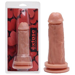 Prótese Maciça Com Ventosa 17 X 4,5cm êxtase