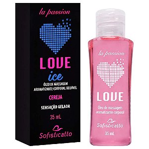 Love Ice óleo Beijável Massagem 30ml Sofisticatto