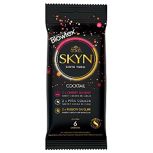 Preservativo Skyn Cocktail 06 Unidades Blowtex
