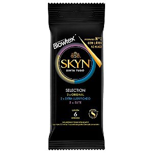 Preservativo Skyn Selection 06 Unidades Blowtex
