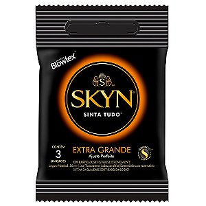 Preservativo Skyn Extra Grande 03 Unidades Blowtex