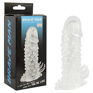 Capa Peniana Texturizada Brave Man Baile Sexy Import