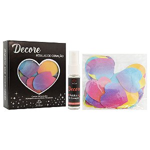 Pétalas Coração Colorida Com Aromatizador Sedux