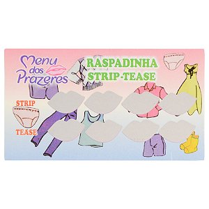 Raspadinha Strip Tease Menu Dos Prazeres