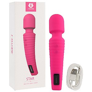 Vibrador Varinha Mágica Recarregável Star S-hande Sexy Import
