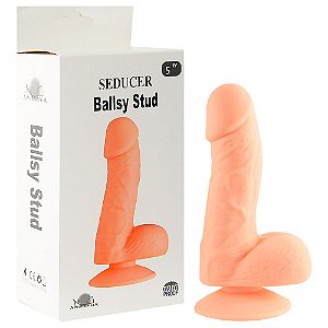 Prótese Realística 12 X 4,3cm Ballsy Stud Aphrodisia Sexy Import