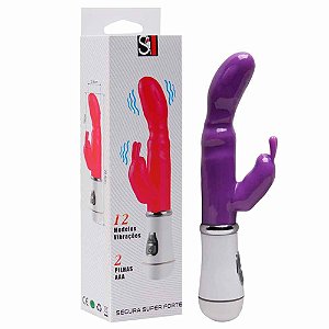 Vibrador Ponto G Jelly Duplo Motor Sexy Import