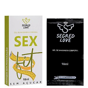 Sex Fit Gel Beijável Hot Ice Sachê 10ml Segred Love