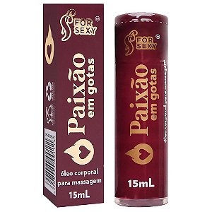 Paixão Em Gotas óleo Corporal Hot 15ml For Sexy