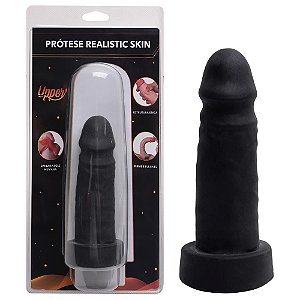 Pênis Cyber Skin Júnior Realistic Simples 12,5 X 4cm Upper