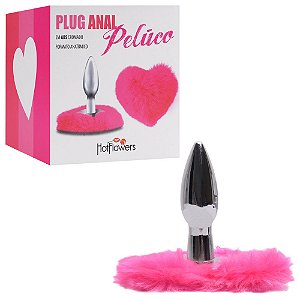 Plug Anal Pelúco Anatômico Hot Flowers