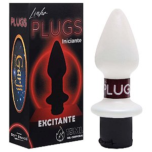 Plug Anal Com Gel Excitante Hot 15ml Garji