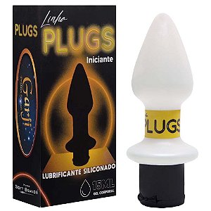Plug Anal Com Lubrificante Siliconado 15ml Garji