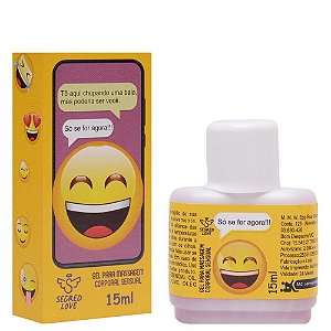 Emoji Só Se For Agora Gel Hot 15ml Segred Love