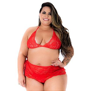Mini Fantasia Plus Size Assanhadinha Sexy Pimenta Sexy