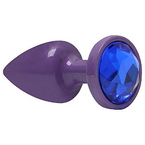 Plug Anal Plástico Abs Lilás 7 X 2,5cm Hot Pink