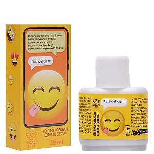Emoji Que Delícia!!! Gel Sexo Oral 15ml Segred Love