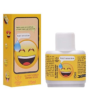 Emoji Puts!!! Vamos Lá Né Gel Sexo Anal 15ml Segred Love