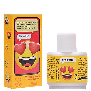 Emoji Sim, Lógico!!! Gel Sexo Anal 15ml Segred Love