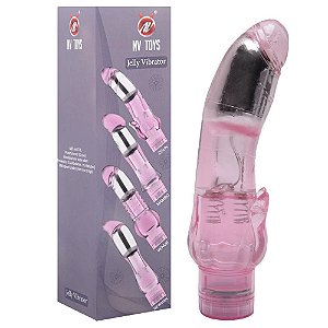 Vibrador Multivelocidade Glande Jelly Nv Toys Vipmix
