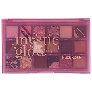 Paleta De Sombras Mystic Glow 18 Tons Ruby Rose