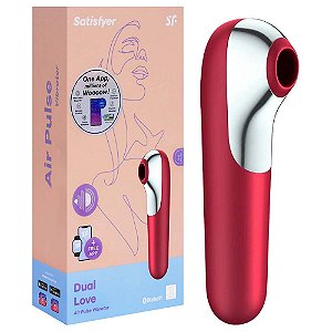 Dual Love Vibrador Pulsação Ar Satisfyer Intt