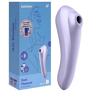 Dual Pleasure Vibrador Pulsação Ar Satisfyer Intt