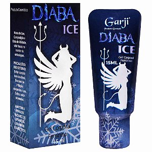 Diaba Ice Excitante Feminino Bisnaga 15ml Garji