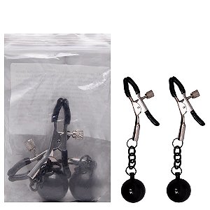 Grampos Para Seios Com Bolas De Ferro Sexy Import