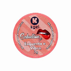 Esquenta E Vibra Gel Excitante Seduction 7g Kgel
