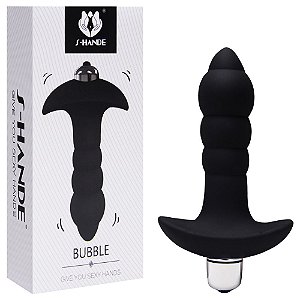 Plug Anal Vibrador Bubble S-hande Sexy Import