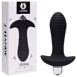 Plug Anal Vibrador Spiral S-hande Sexy Import
