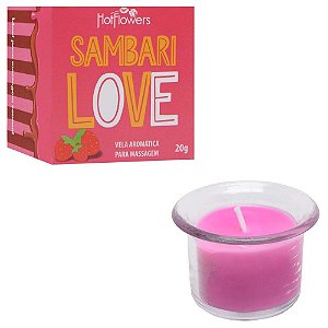 Sambari Love Vela Aromática 20g Vem Transar