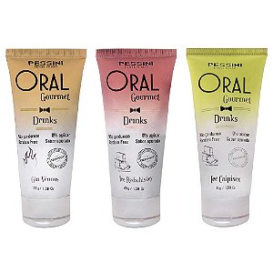 Oral Gourmet Drinks Gel Comestível 45g Pessini