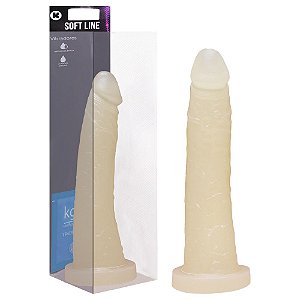 Pênis De Borracha Fosforescente 18 X 3,5cm Kgel