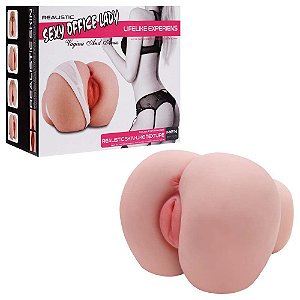 Masturbador Vagina E ânus Sexy Office Lady Vipmix