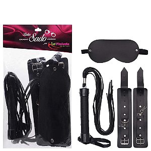 Kit Fetiche 3 Em 1 Algema Venda Chicote La Pimienta