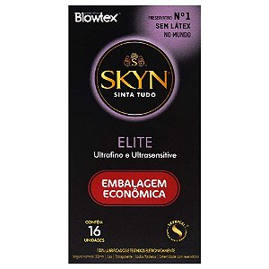Preservativo Skyn Elite Caixa 16 Unidades Blowtex