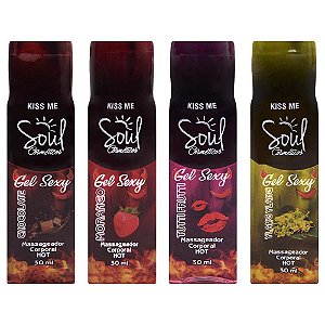 Kiss Me Hot Gel Beijável Sexy 30ml Soul