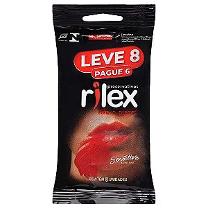 Preservativo Sensitive 06 Unidades Rilex